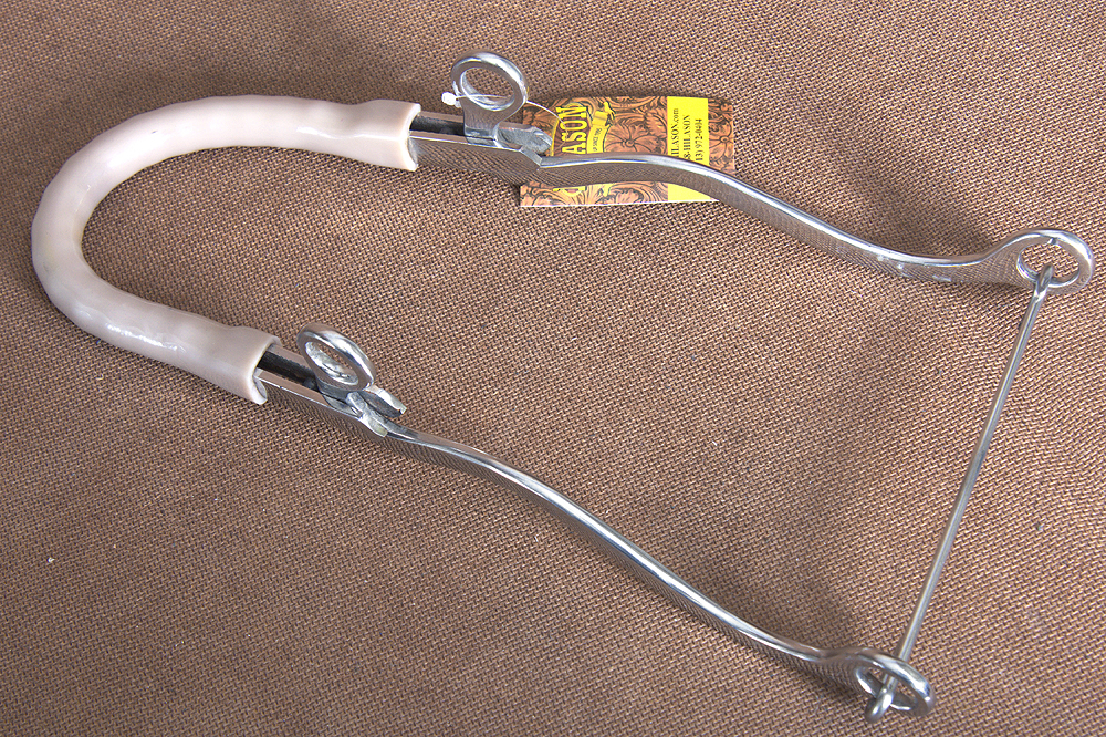 HA HILASON Pferd Hackamore Edelstahl mit Lederbezug - Bild 29 von 68