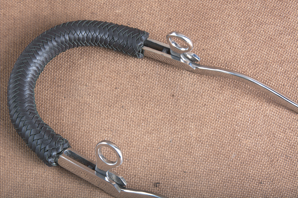 HA HILASON Pferd Hackamore Edelstahl mit Lederbezug - Bild 36 von 68