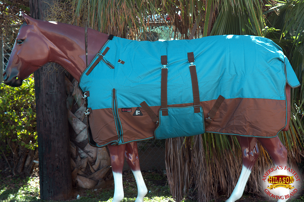 HI HILASON 1200D Winter Waterproof Turnout Horse Blanket Belly Wrap| | Blankets - Picture 123 of 144