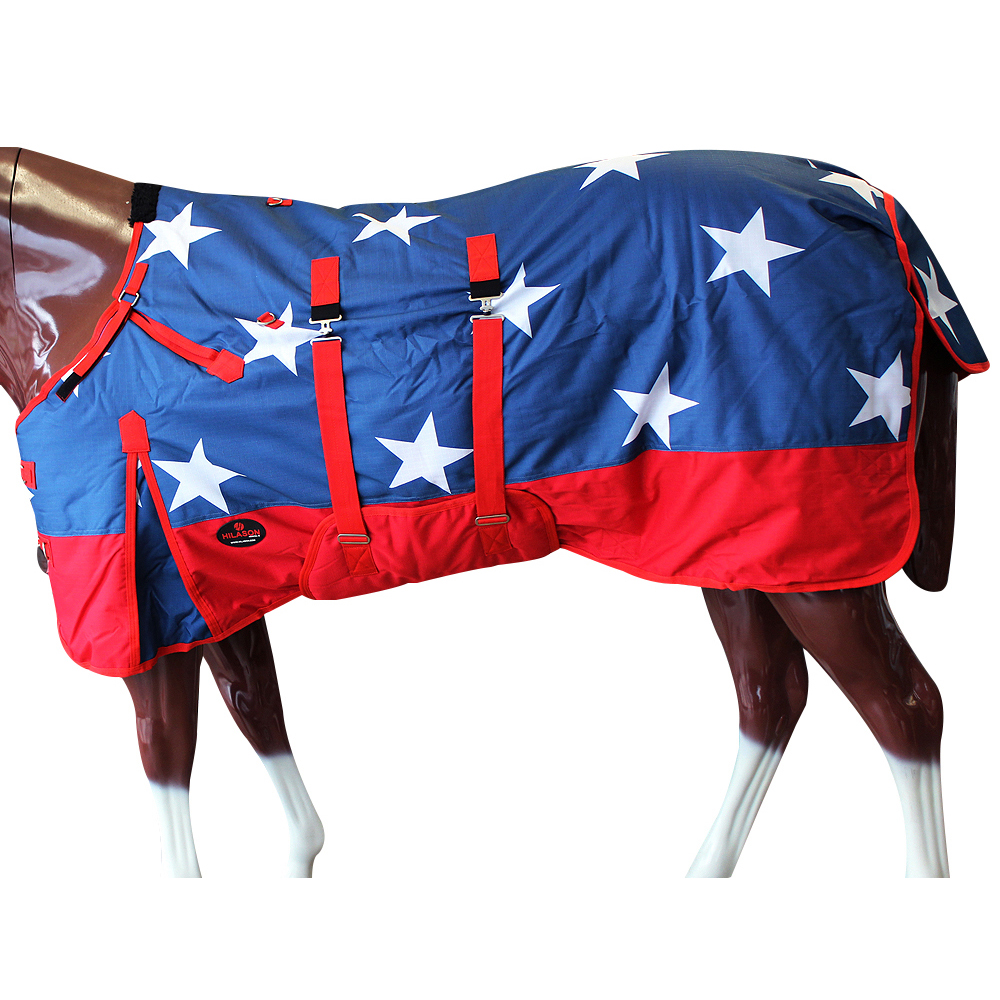 HILASON 1200D Ripstop Waterproof Turnout Winter Horse Sheet Pink 