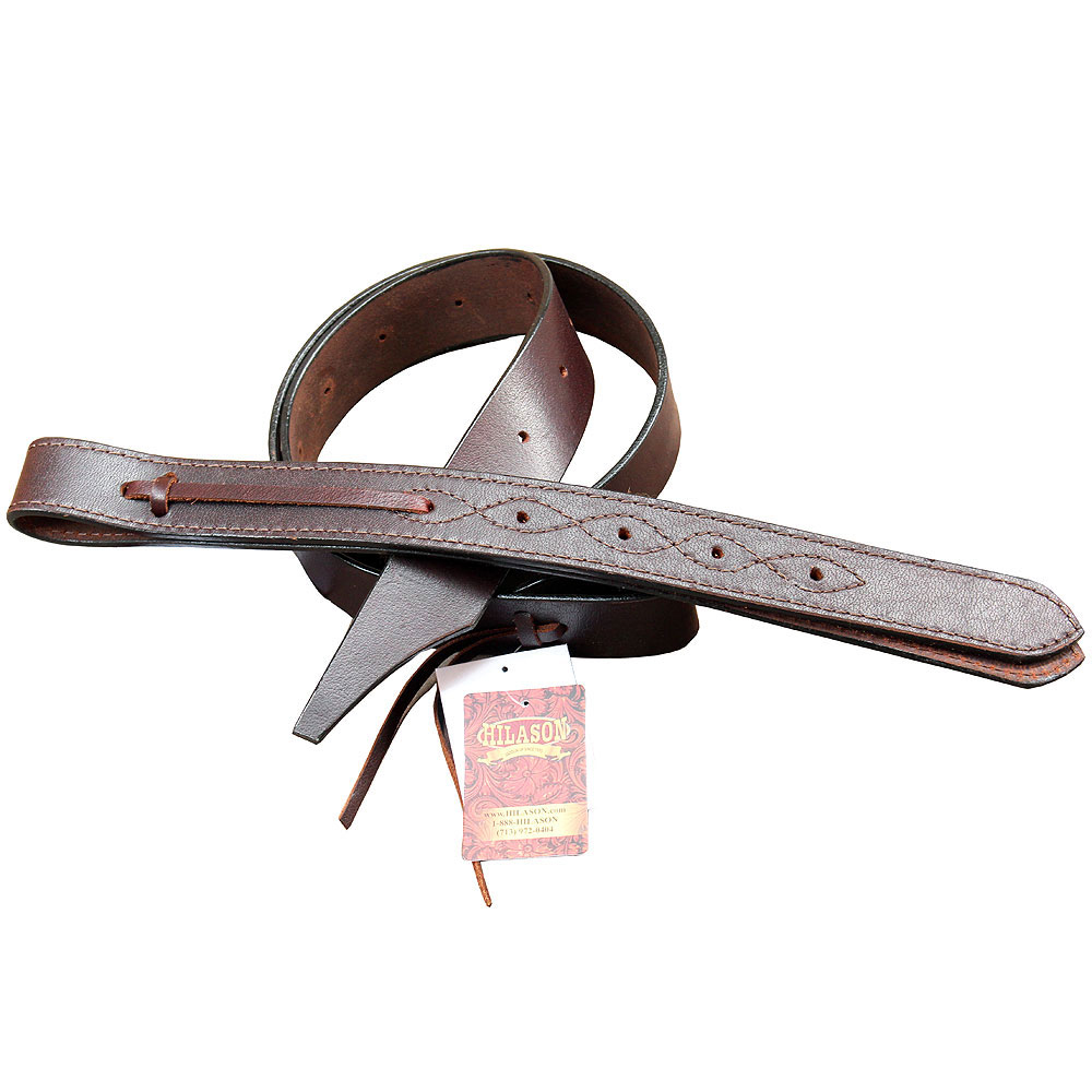 C-5-18 WESTERN HORSE SADDLE OFF BILLET LEATHER CINCH STRAP WITH HOLES