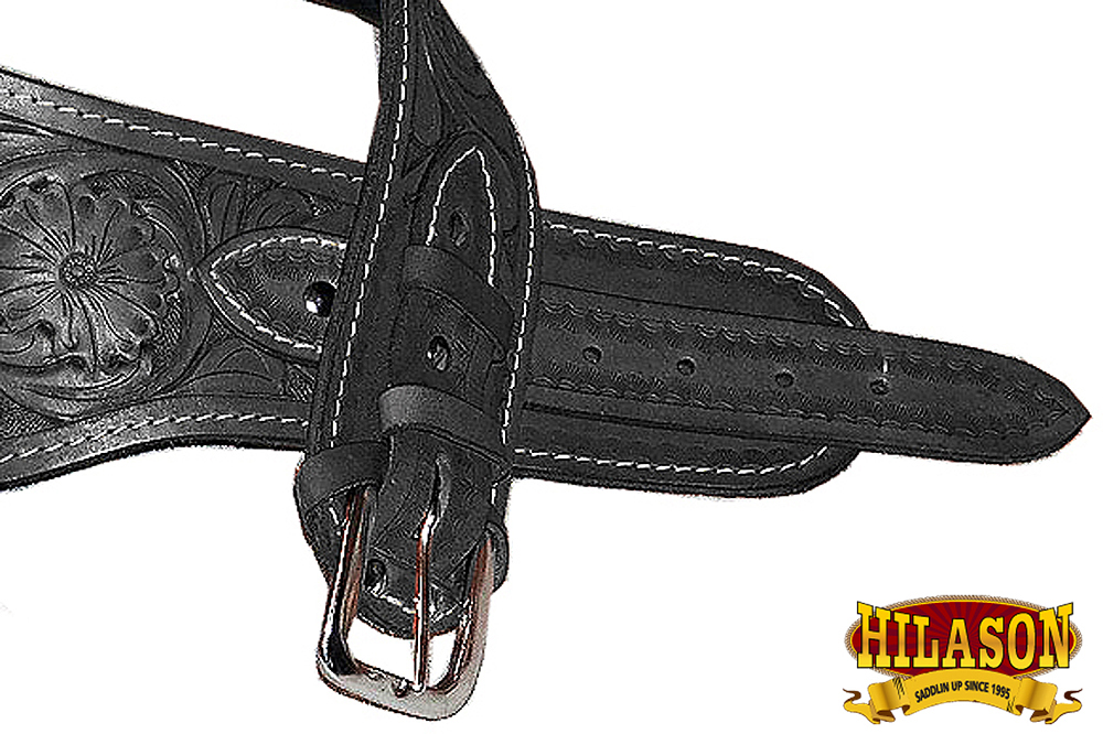 C-2-52 52 In Hilason Western Right Hand Gun Holster Rig 22 Cal Leather Cowboy