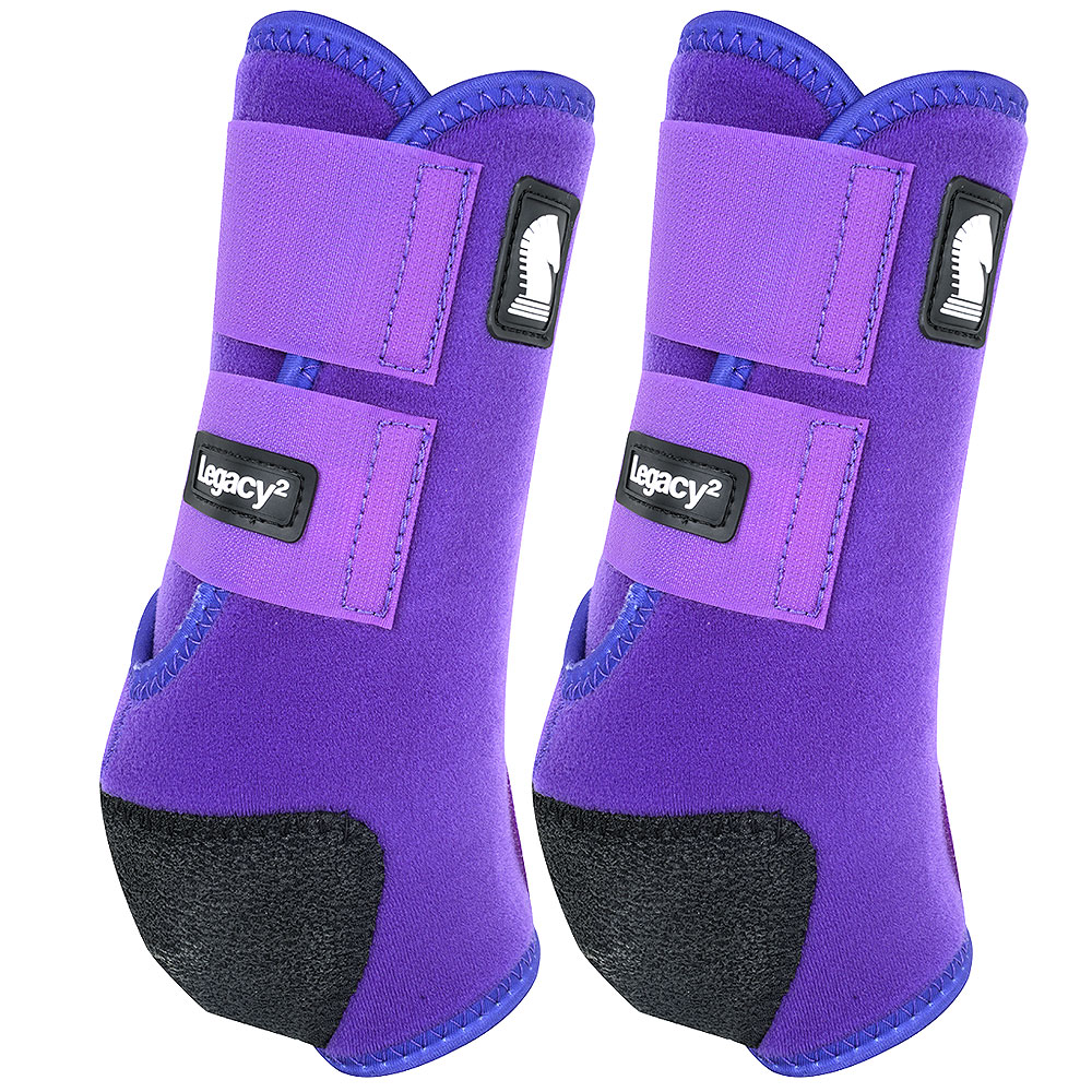 purple horse travel boots