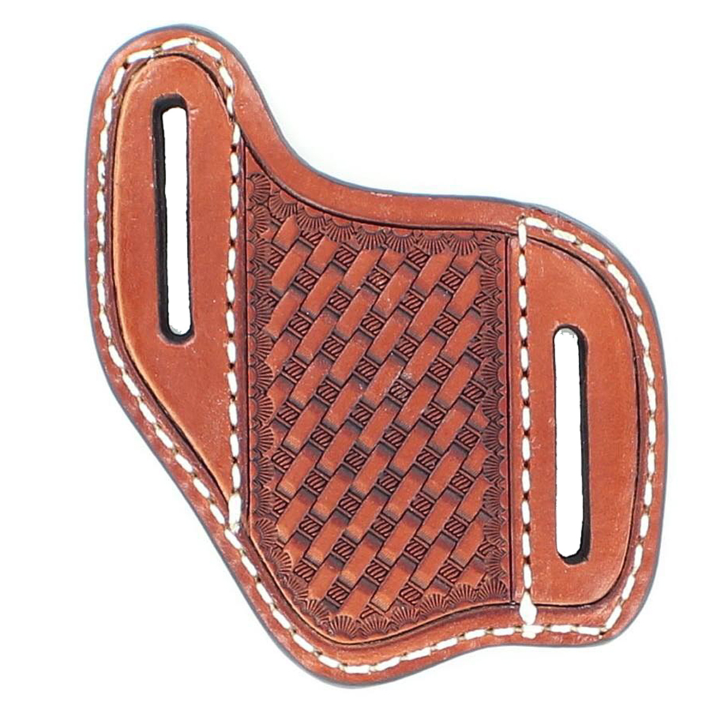 C1608 Pocket Knife Sheath Basket Diagonal Belt Loop For Secure
