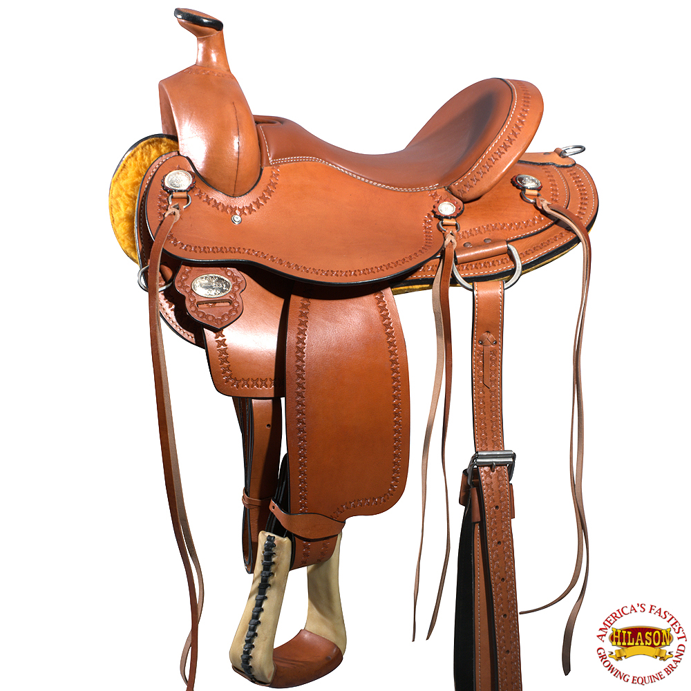 C316 16 Hilason Western Horse Saddle Ranch Roping Cowboy Leather Big King Tan C316 16 Hilason Western Horse Saddle Ranch Roping Cowboy Leather Big King Tan