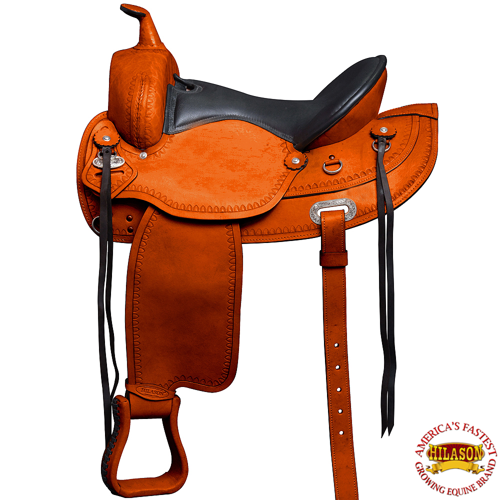 15" Hilason Western Draft Horse Saddle Wide Gullet Trail Pleasure eBay