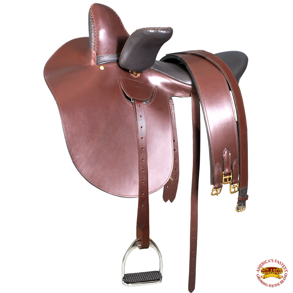 21/'/' Brown Leather English Side Saddle