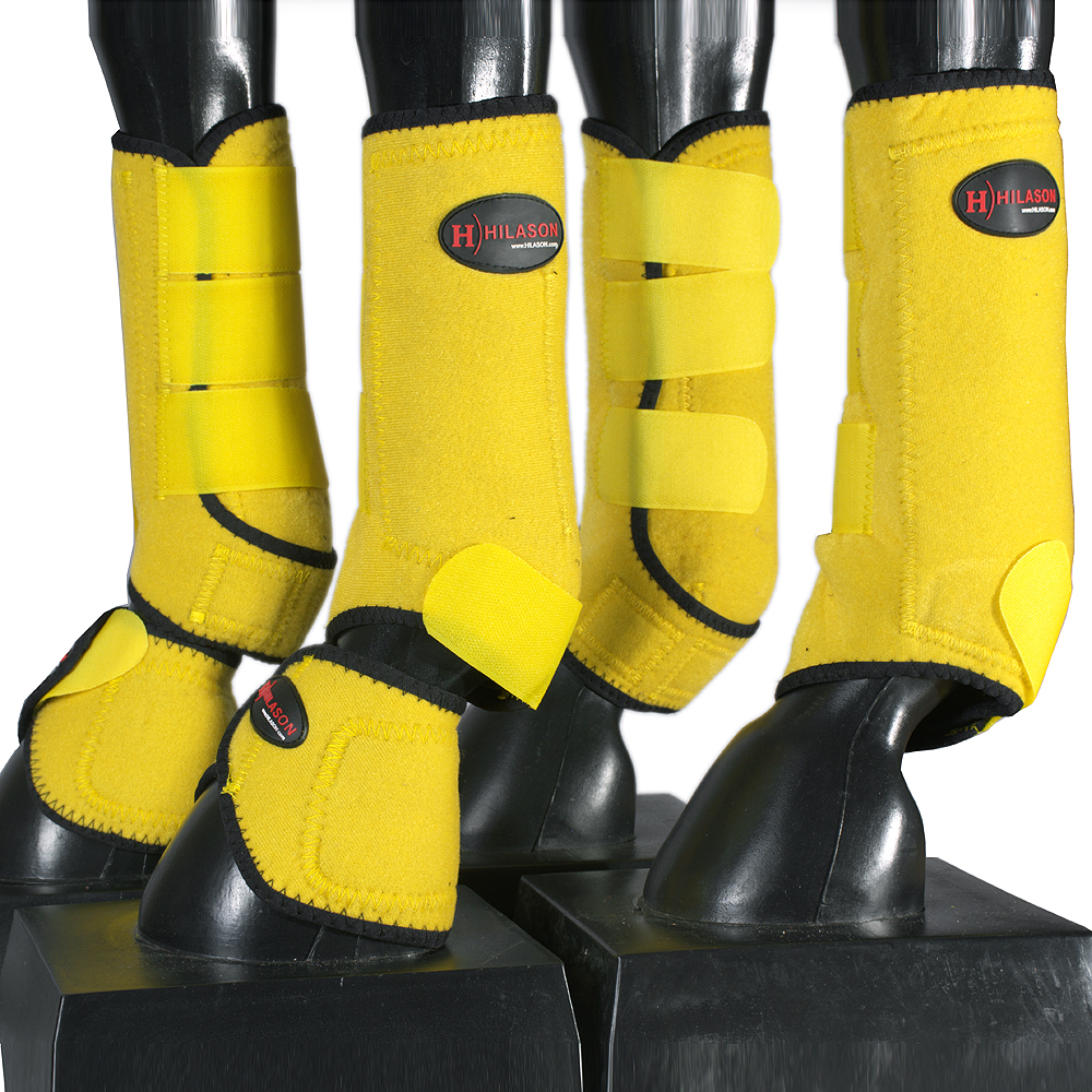 Medium Hilason Zig Zag Horse Front Leg Ultimate Sports Boots Pair U-IG-M 