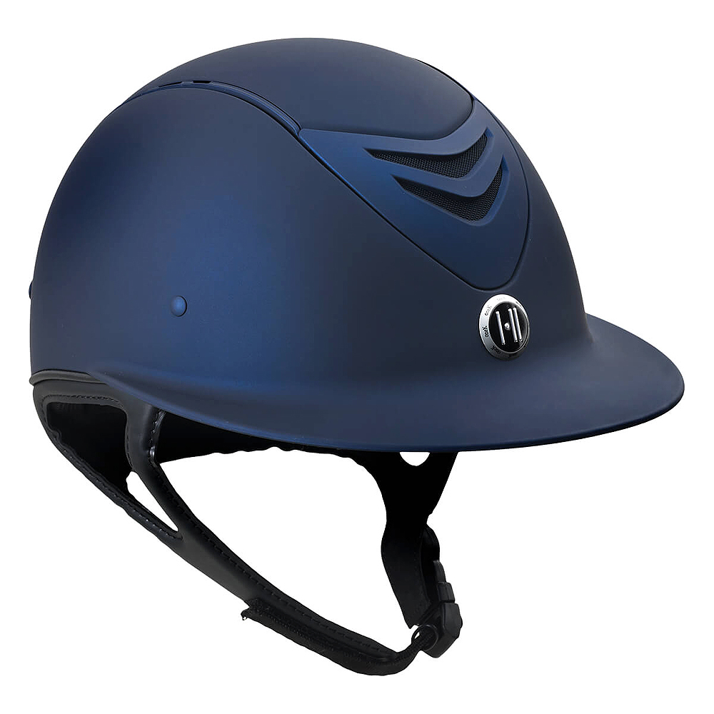 CATXL X Large One K Avance Wide Brim Horse Riding Helmet Navy Matte