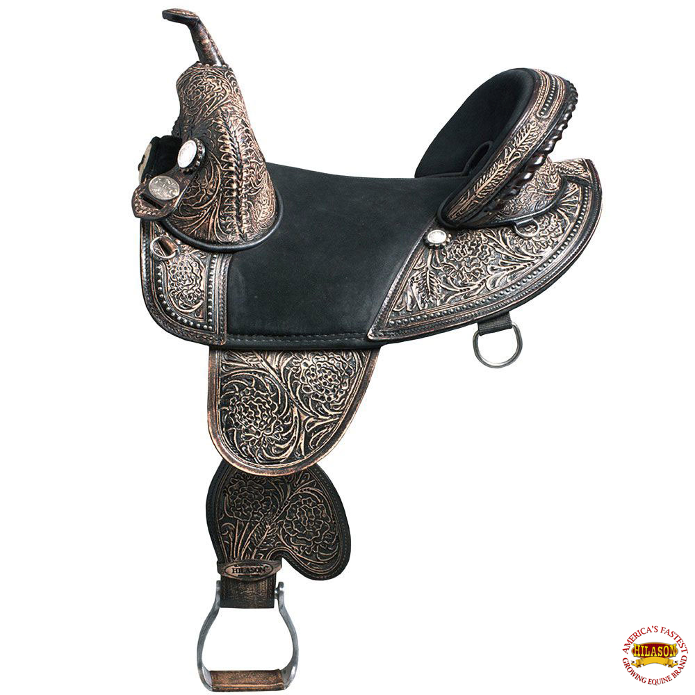 C-O-14 14 Western Horse Treeless Trail Barrel Saddle American Leather Hilason Explosief kopen, winstgevend