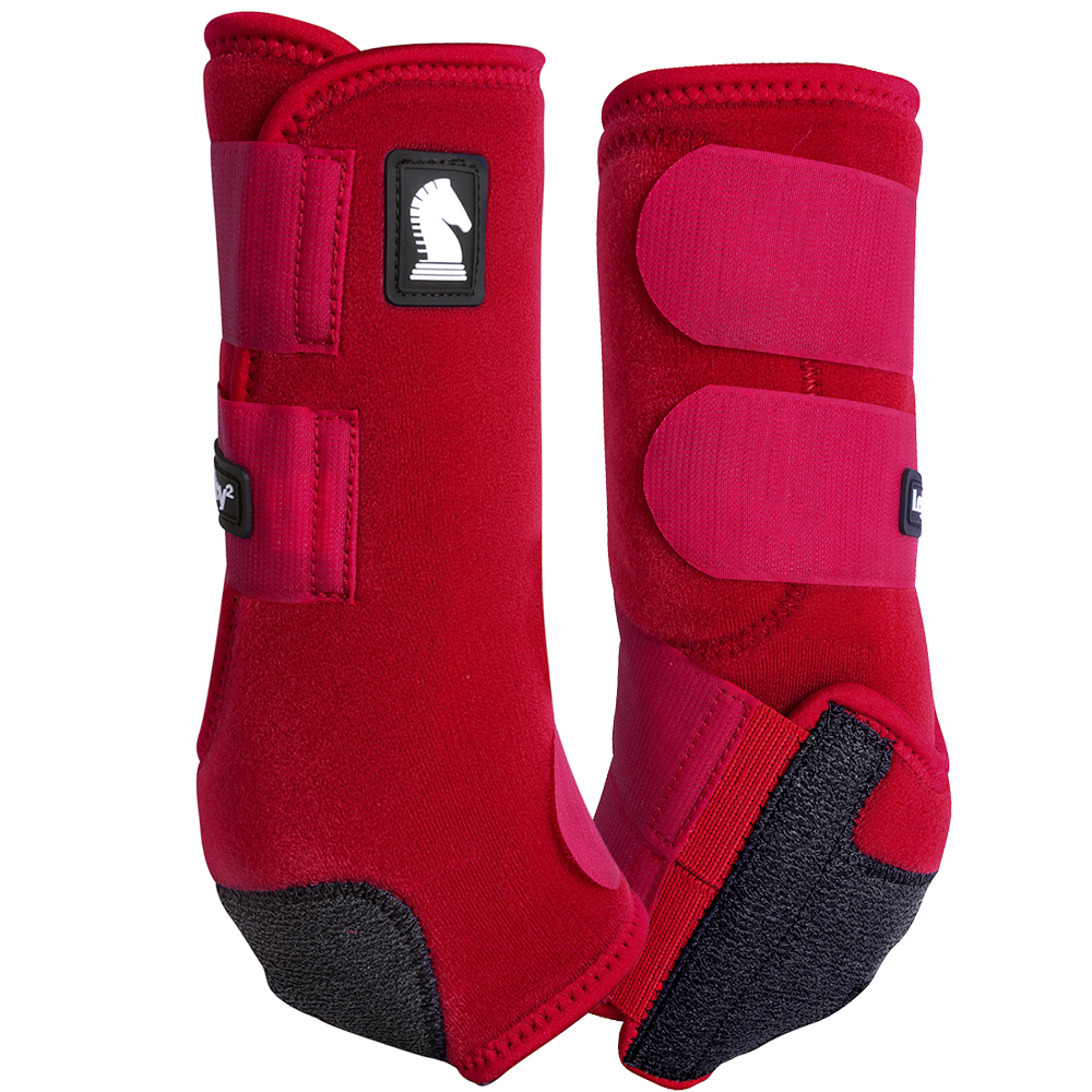 Horse Splint or Brush Boots Red Red & Red  AUSTRALIAN MADE Choose your size 