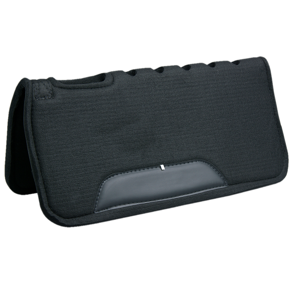 Hilason 1 inch Felt Ssddle Pad 30X32 inch Black