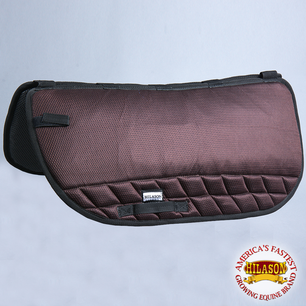 TA118A HILASON WESTERN GEL SADDLE PAD WITH ANTISLIP BROWN eBay