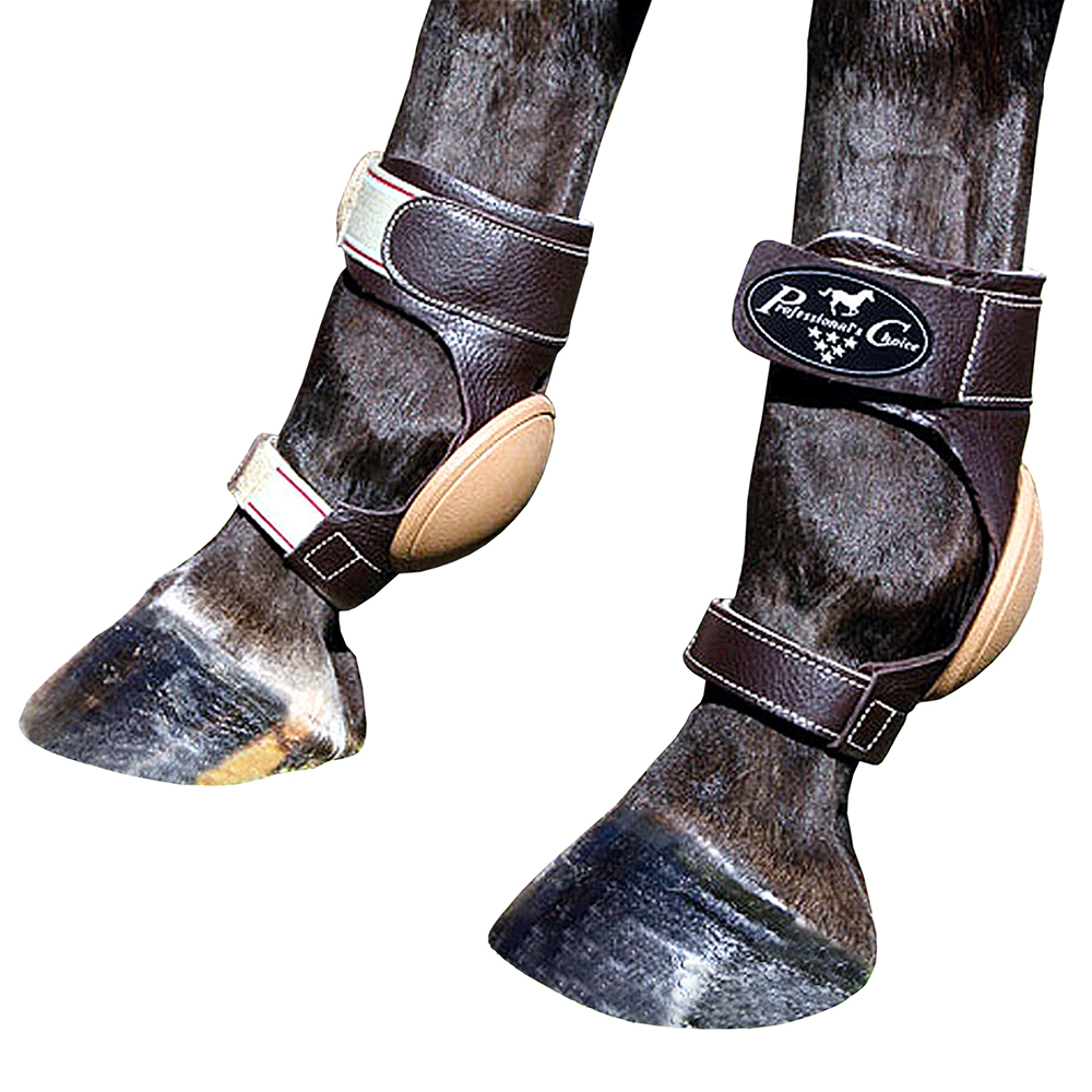 C100 Professionals Choice Leather Skid Horse Reining Roping Leg Boots