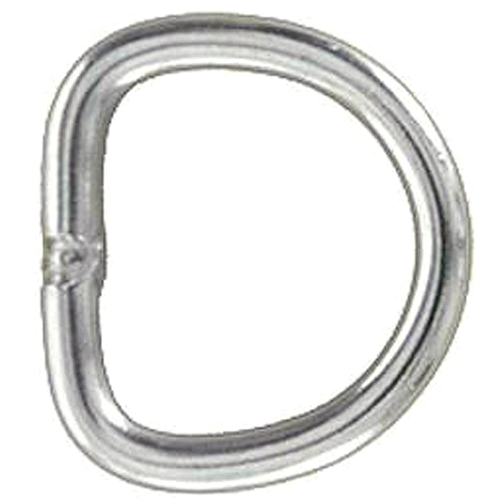 2 Mm Western Horse Tack Thick Nickel Plated Steel Wire Dee Ring