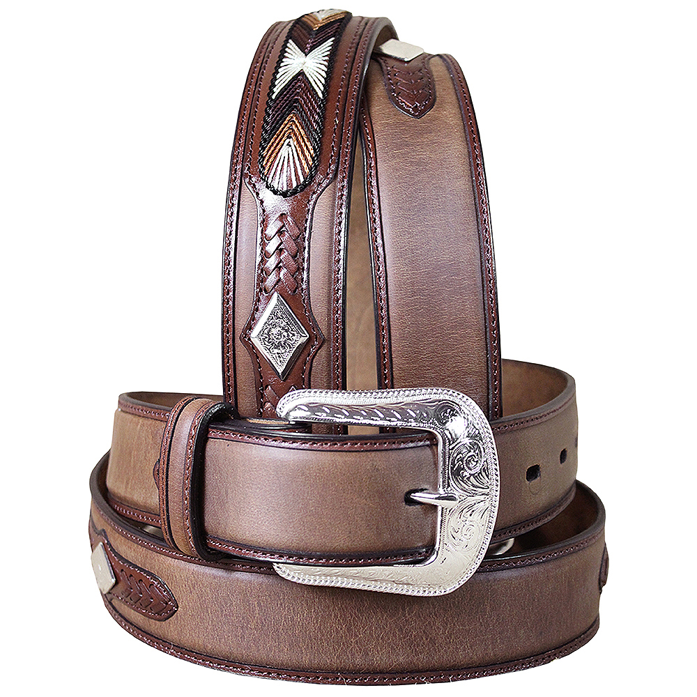 Mens Brown Leather Belt With Removable Buckle Ebay Paul Smith