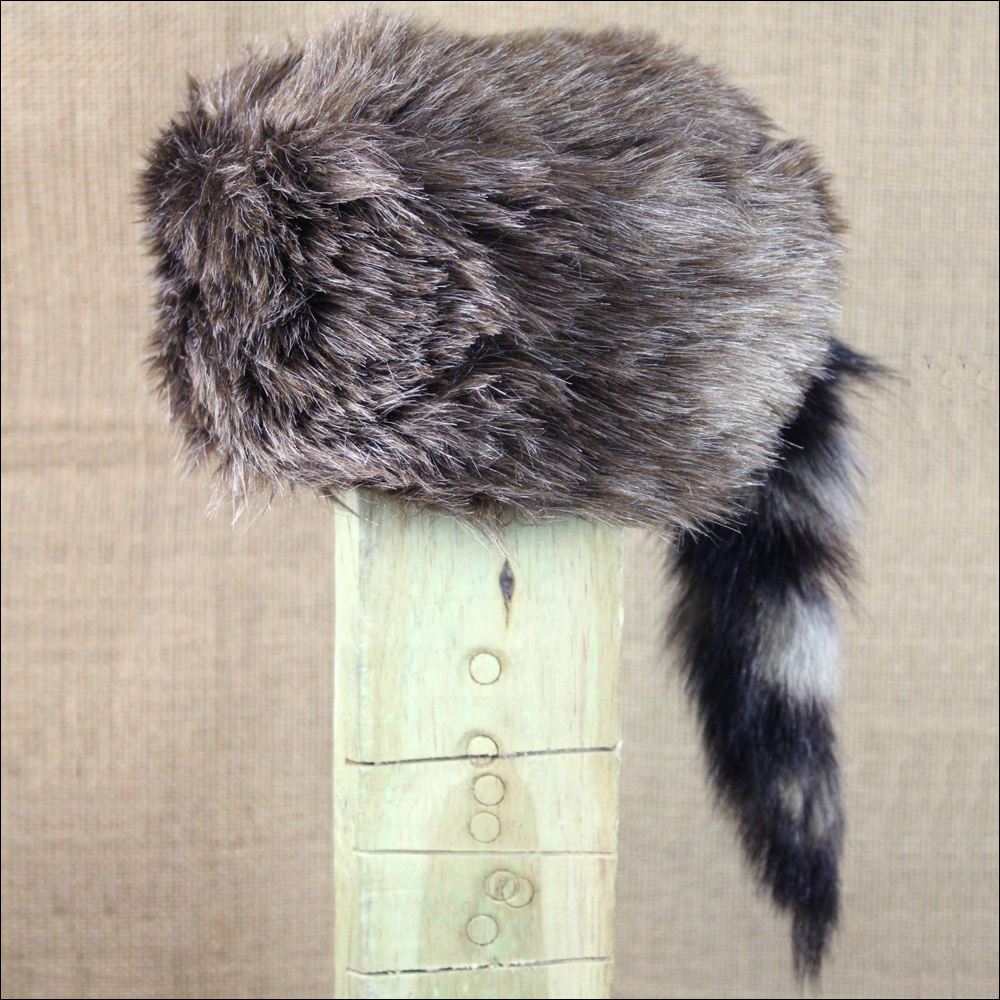 Davy Crockett Daniel Boon Coon Skin Hat Multi Sizes