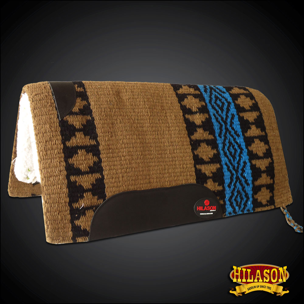 Horse Western Saddle Blanket Gel Pad Made In Usa Wool New Zealand U--GEL
