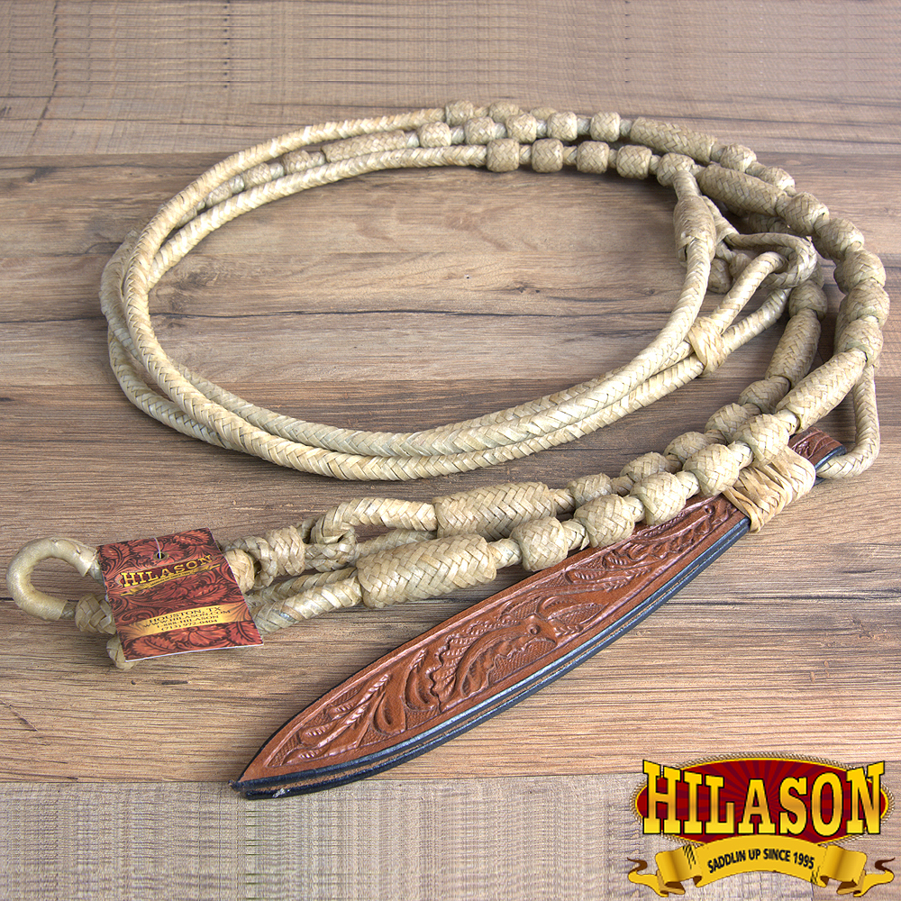U104A HILASON WESTERN RAWHIDE BRAIDED LEATHER SHOW ROMMEL ROMEL ROMAL