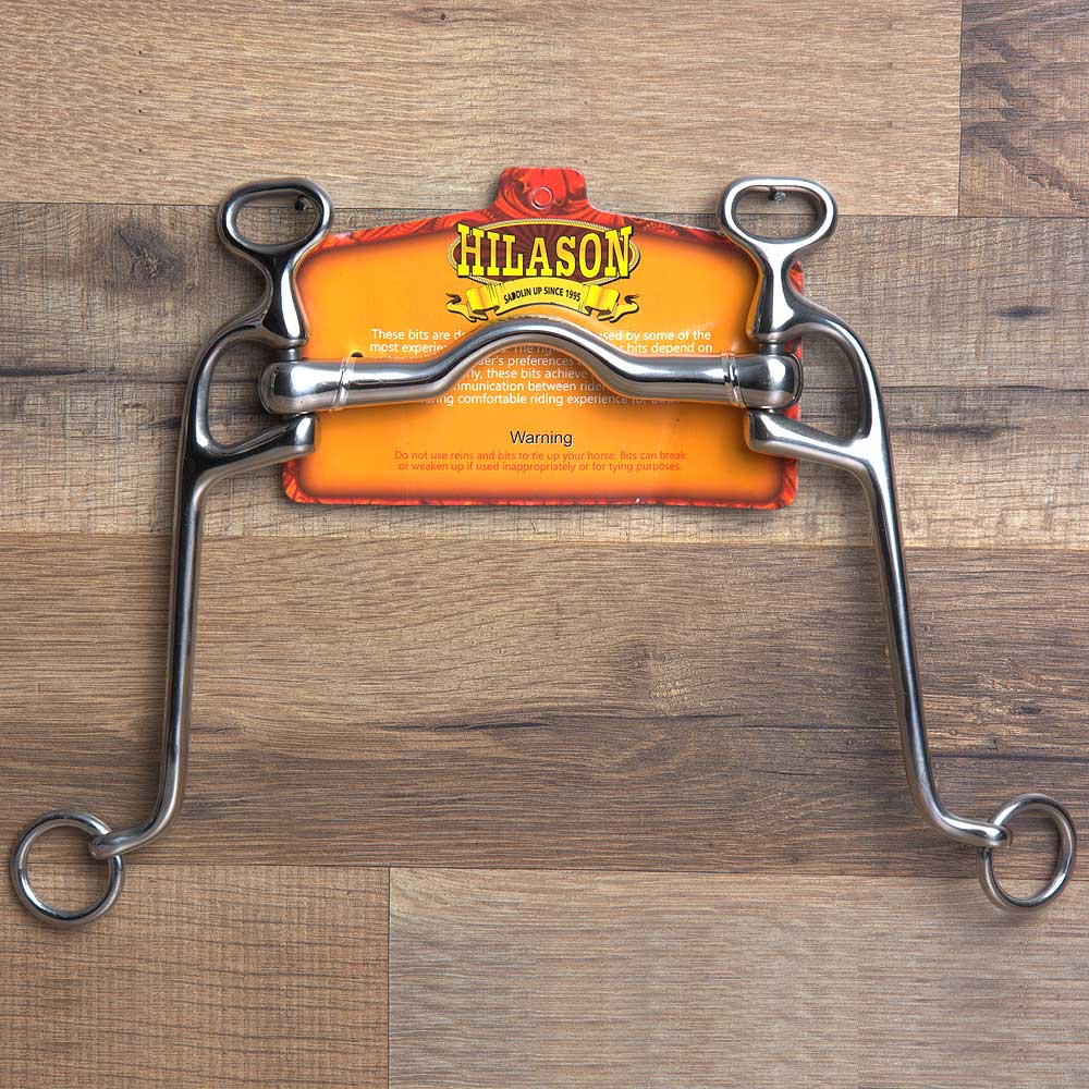 C-5502 5/" HILASON WESTERN WALKING HORSES PORTED HORSE MOUTH CURB BIT