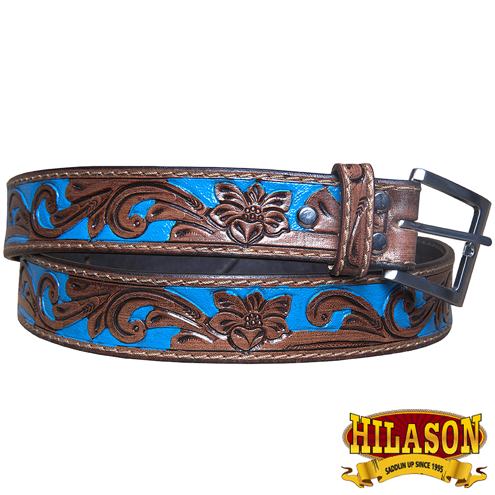 HILASON HANDMADE HEAVY DUTY CONCEALED CARRY LEATHER STICHED GUN HOLSTER BELT 