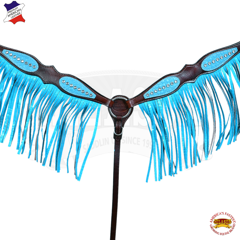 C-9-HS HILASON WESTERN AMERICAN LEATHER HORSE HEADSTALL BROWN TURQUOISE CLEAR CR C-9-HS HILASON WESTERN AMERICAN LEATHER HORSE HEADSTALL BROWN TURQUOISE CLEAR CR