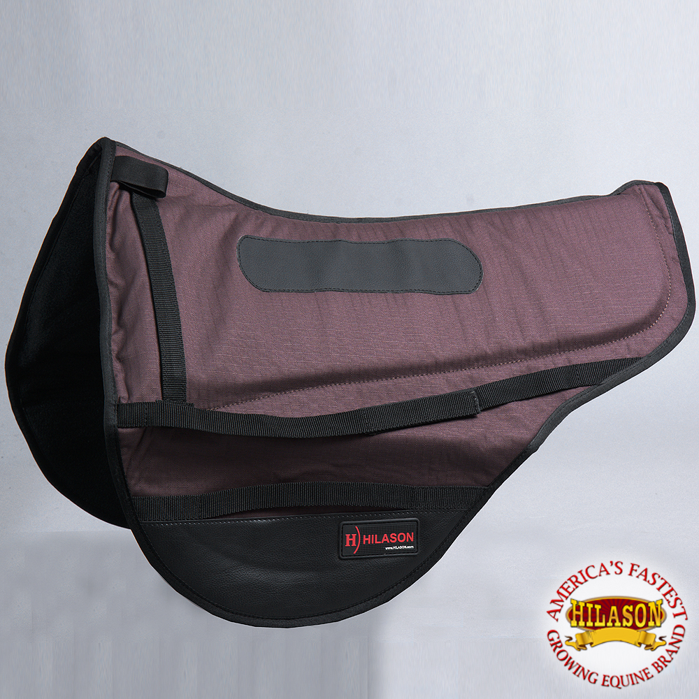 CA132 Cta132 Hilason Endurance Saddle Pad Dark Marronee CA132 Cta132 Hilason Endurance Saddle Pad Dark Marronee