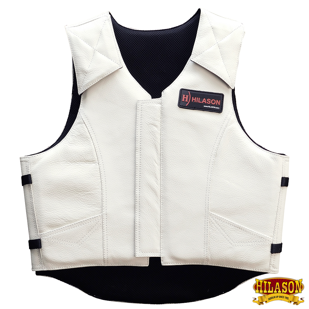 CNDL Large Bull Riding Vest Hilason Bull Pro Rodeo Leathergear