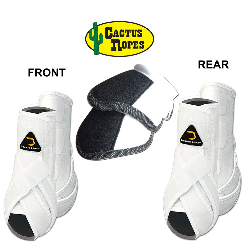 Cactus Ropes Relentless Strikeforce Nylon Horse Leg Bell Boots Chocolate U-5C10