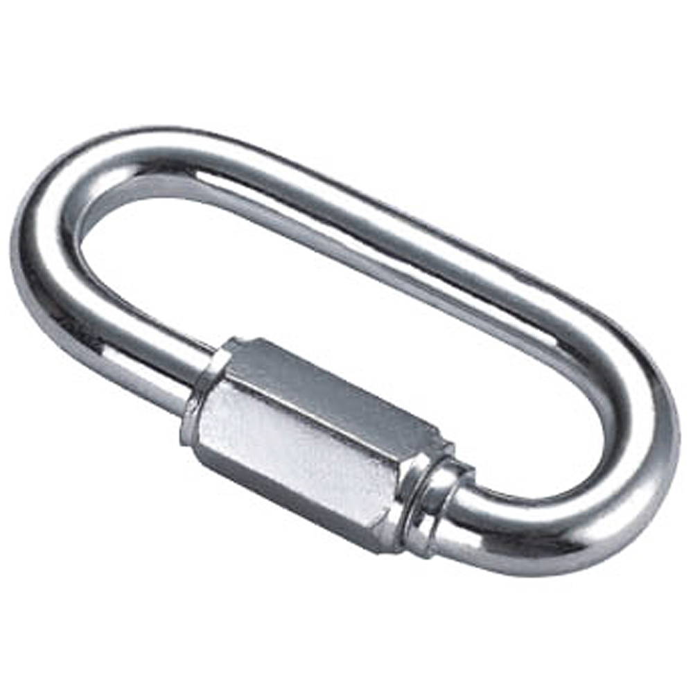 Zinc 9 Inch Horse Single Curb Chain with Quick Link 