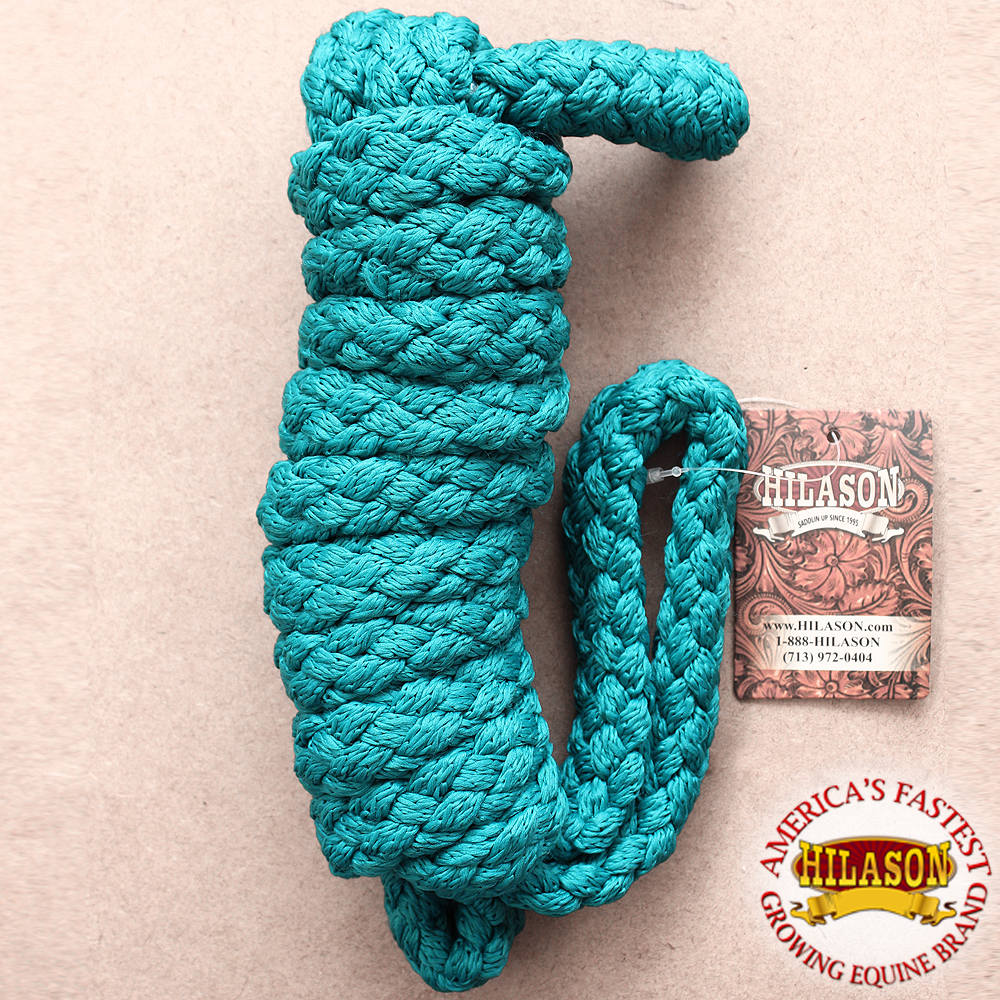 C739 Hilason Horse Riding Poly Lead Rope Blue 1/4" X 9 Ft. Teal eBay