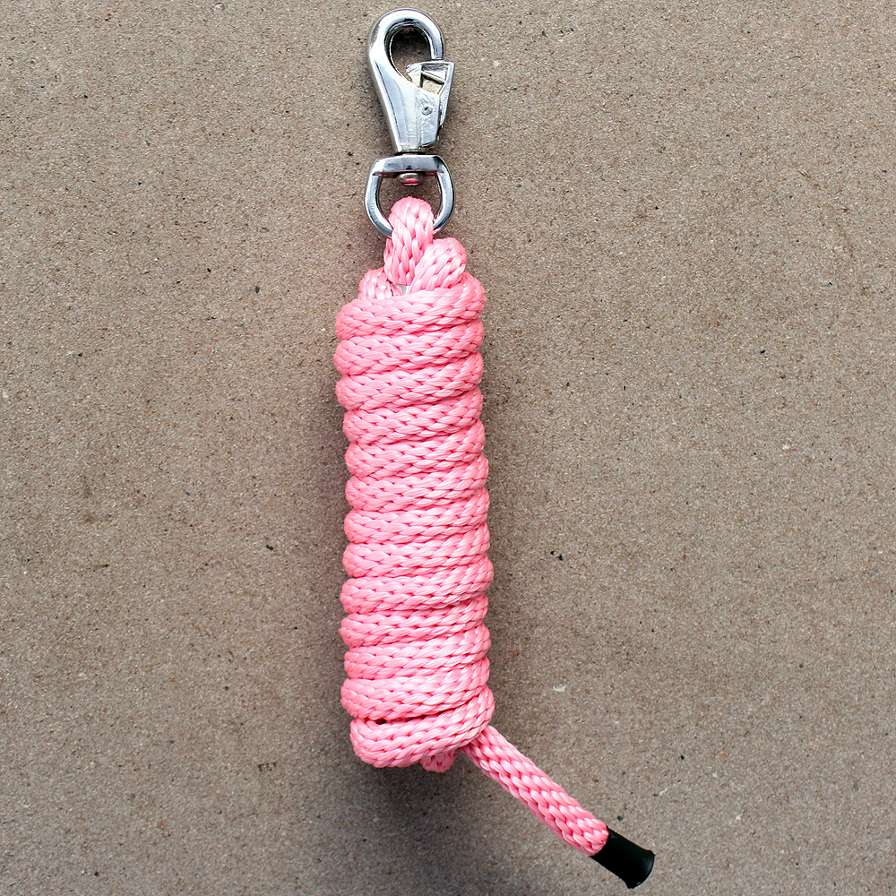 Horse Roping Lead Rope Riding Poly Pink 1/4"X8 Ft Snaps eBay