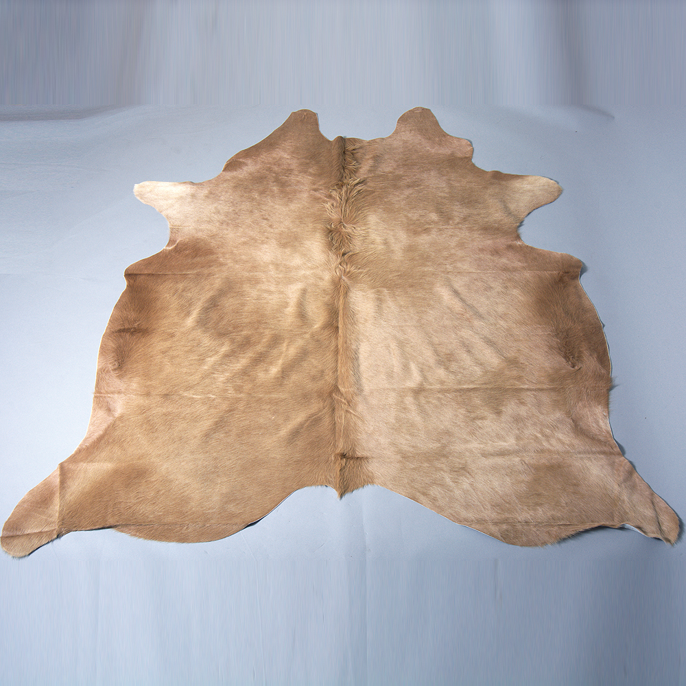 9 ft x 8 ft Premium Brazilian Cowhide Rug Skin Area Carpet Hair On