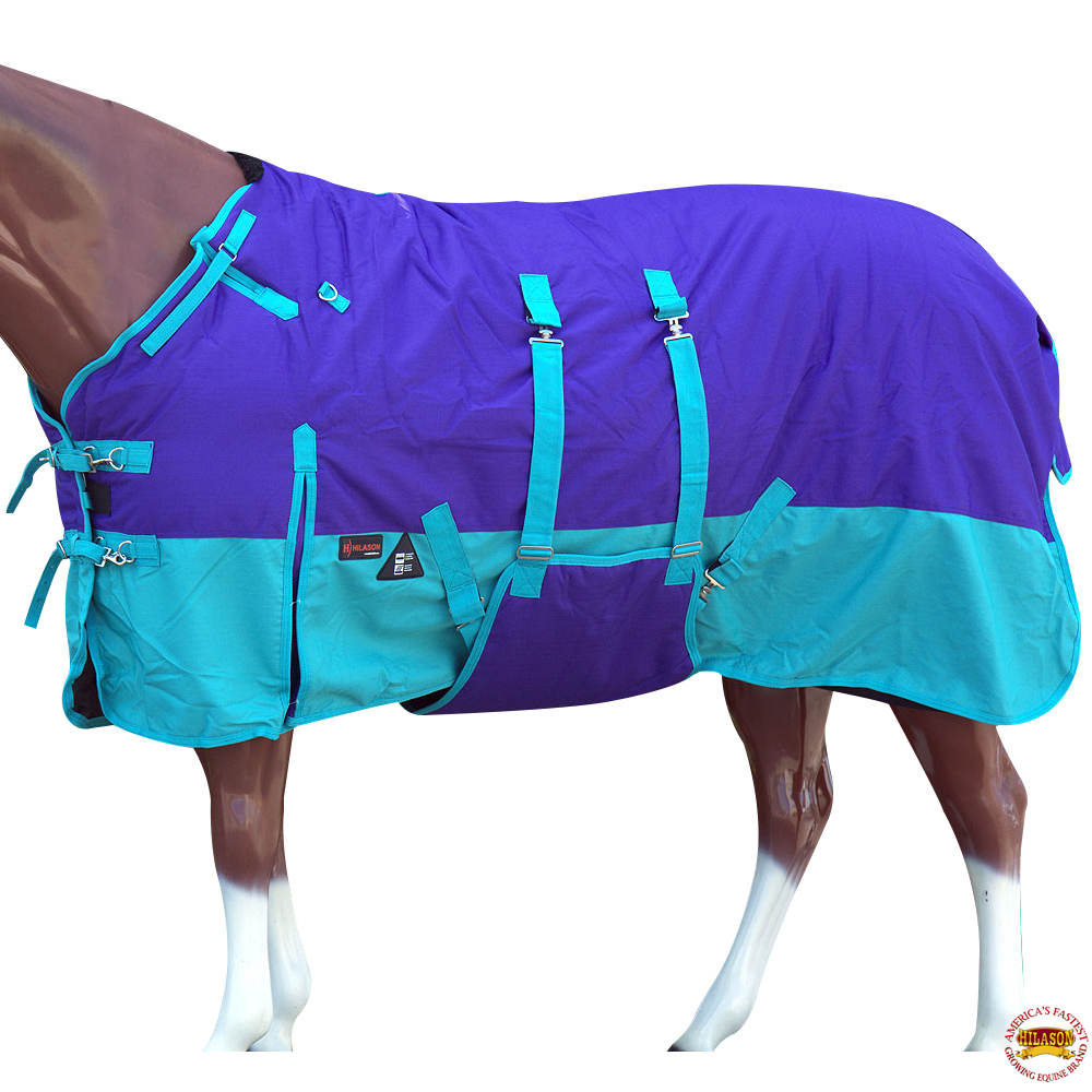 84" Hilason 1200D Turnout Winter Horse Neck Cover Belly Wrap Blanket U-URNB 66"
