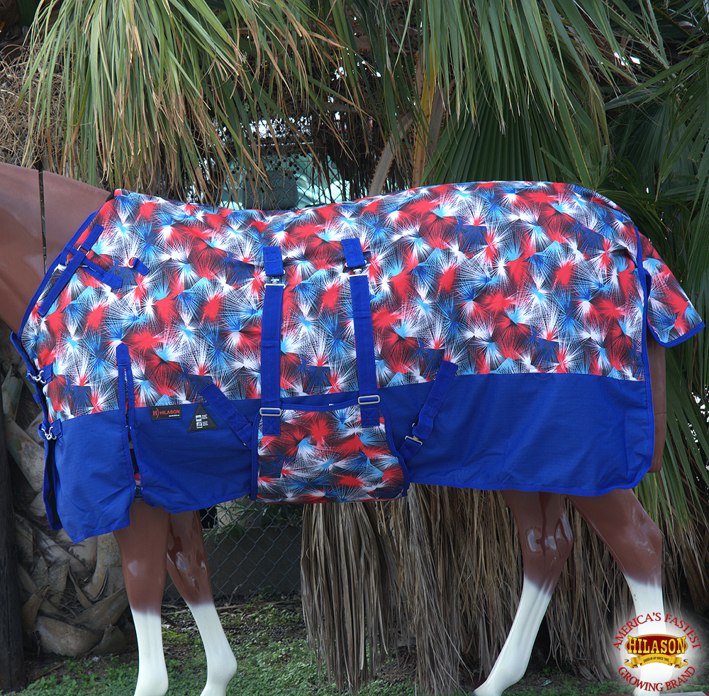 78 Hilason 1200D Winter imperméable Horse Blanket Belly Wrap Fireworks U-L-78 78 Hilason 1200D Winter imperméable Horse Blanket Belly Wrap Fireworks U-L-78