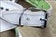 HSDH146-HILASON PADDED GENUINE WHITE LEATHER DOG HARNESS