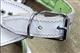 HSDH146-HILASON PADDED GENUINE WHITE LEATHER DOG HARNESS