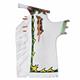 HSCH801-Bull Rodeo Chaps White Green