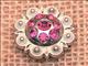 HSCN013-Crystal Rhinestone Bling Berry Conchos Fuchsia Color