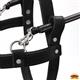 HSGH100-HILASON GENUINE LEATHER GUIDE HARNESS WITH HANDLE BLACK