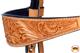 BHPA326-NEW HILASON WESTERN HAND TOOL LEATHER HORSE BRIDLE HEADSTALL BREAST COLLAR TAN