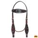 BHPA326DBTRQ-HS-Headstall Tack Bridle Dark