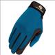 HE-HG109-S93 HERITAGE PERFORMANCE RIDING GLOVES HORSE EQUESTRIAN - BLUE RIDGE