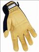 HE-HG320-S169 HERITAGE STABLE WORK GLOVES HORSE EQUESTRIAN BLACK/TAN