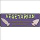 RG-1370-10.5 inch x 3.5 inch RIVERS EDGE HOME DECOR LARGE VEGETARIAN INDIAN SIGN