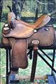 HSOS199RO-HILASON WESTERN HAND TOOLED LEATHER BARREL RACING TRAIL PLEASURE SADDLE