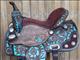 HSOS204RO-HILASON HORSE TACK WESTERN LEATHER BARREL RACING TRAIL PLEASURE SADDLE