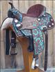 HSOS204RO-HILASON HORSE TACK WESTERN LEATHER BARREL RACING TRAIL PLEASURE SADDLE