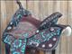 HSOS204RO-HILASON HORSE TACK WESTERN LEATHER BARREL RACING TRAIL PLEASURE SADDLE