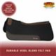 HSFP809-Felt Saddle Pad W- - Black